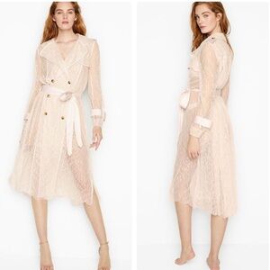 Victoria's Secret Lace Trench Robe/Dress Size XS/S
